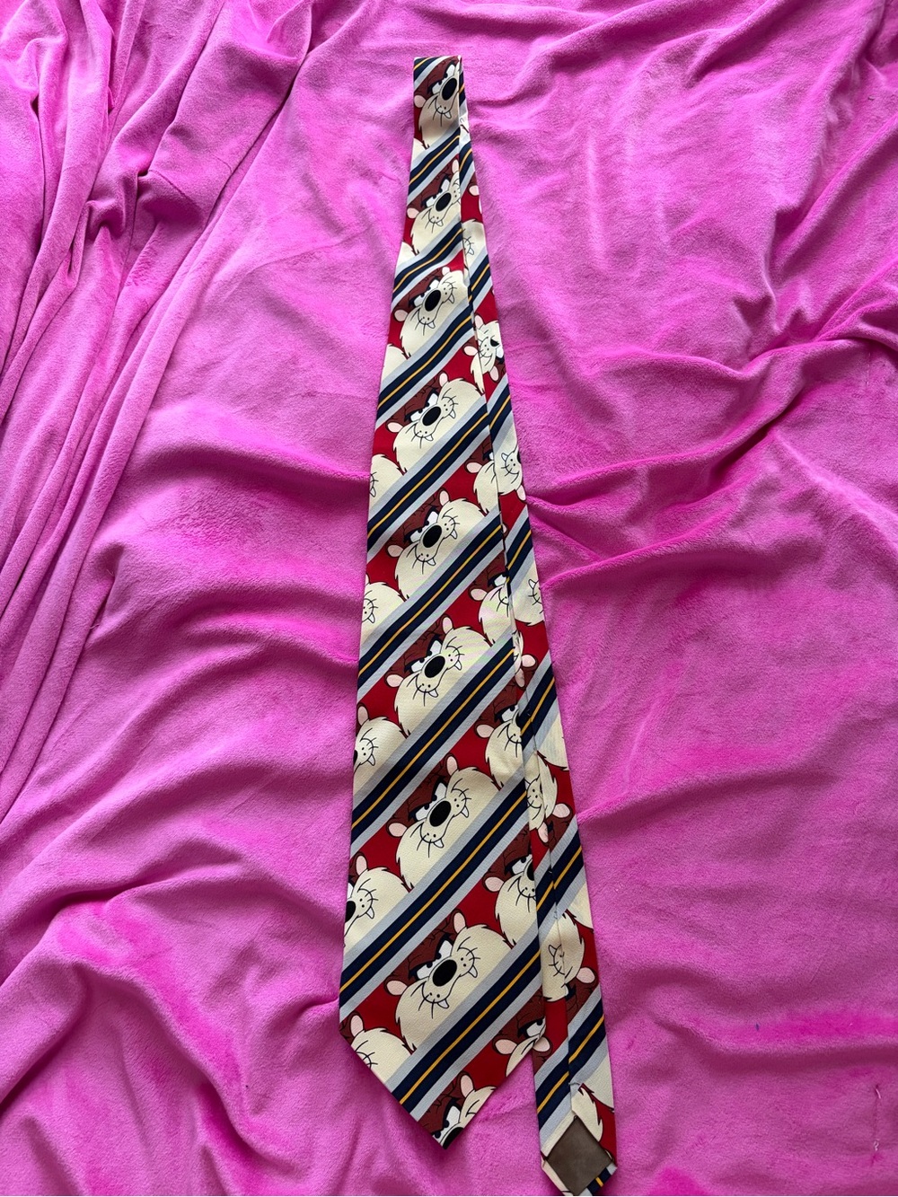 Vintage Warner Bros. Looney Tunes Tasmanian Devil Men's Tie